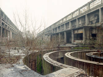 Abandoned steel plant