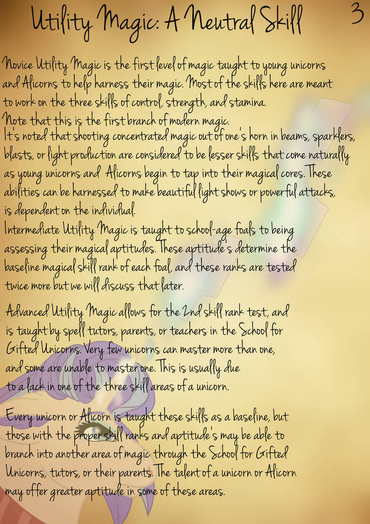 Neutrality Magic Utility Magic: A Neutral Skill by Nightrose-Art on DeviantArt