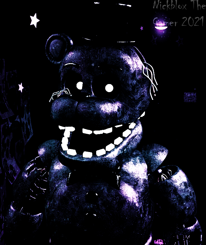 C4D FNAF POSTER: Sinister Shadow Freddy by XeroxX92 on DeviantArt