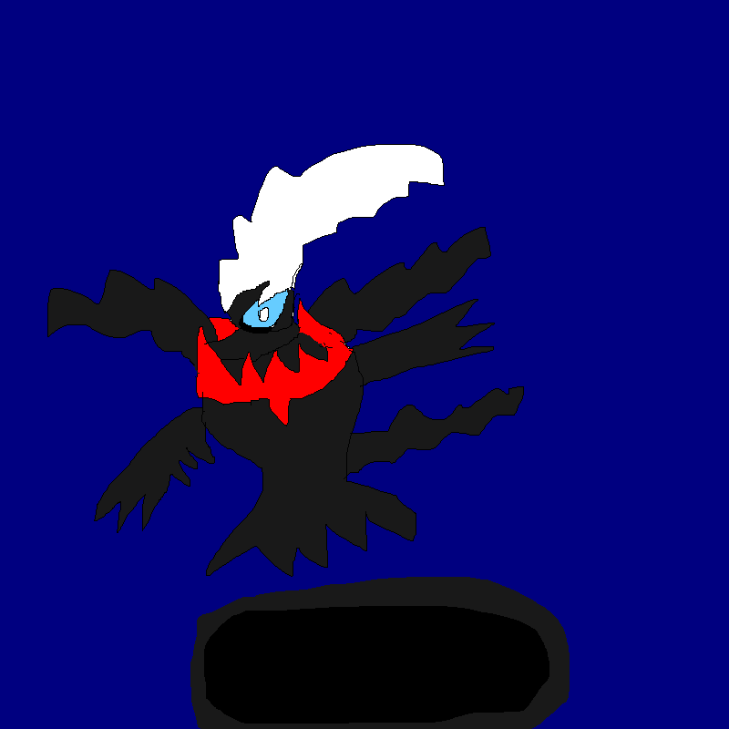 Darkrai creates a Dark Void