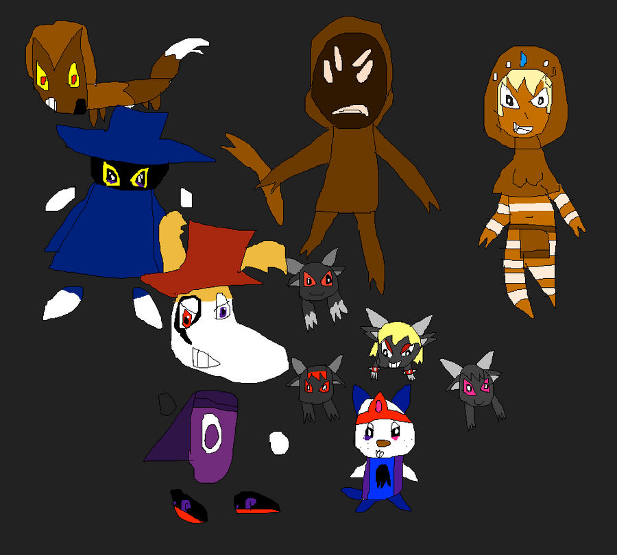 Evil Rayman and co by MegaCrystalSwiftail on DeviantArt