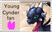 Young Cynder stamp by MegaCrystalSwiftail