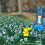 Pikachu and Lucario