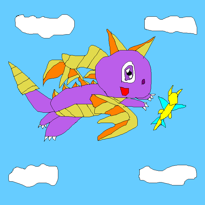 Spyro In Flight