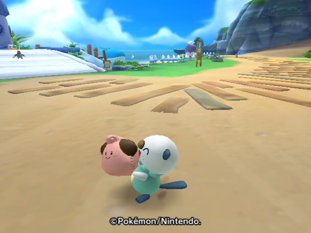 Oshawott with doll