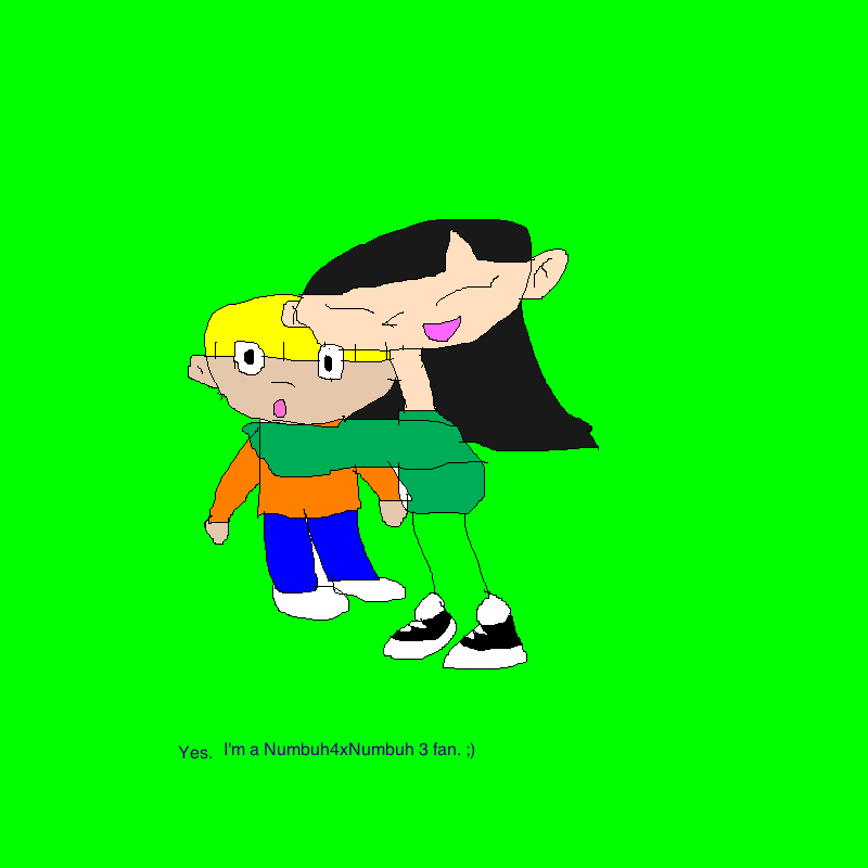 Numbuh 3 hugs Numbuh 4