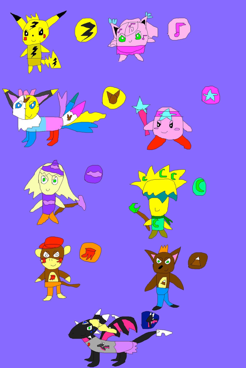 Overpowered Element Super Powered element forms part 1 by MegaCrystalSwiftail on DeviantArt