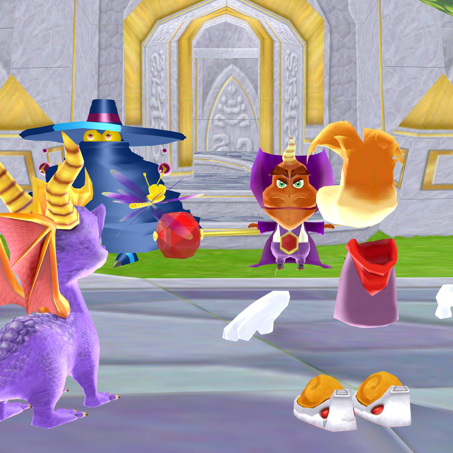 Spyro n Rayman team up by MegaCrystalSwiftail on DeviantArt