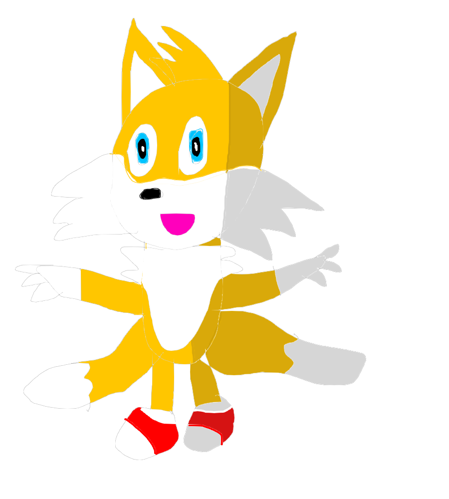 Archie Tails Transparent Tails (Transparent) by MegaCrystalSwiftail on DeviantArt