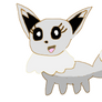 Shiny Female Eevee (Transparent)