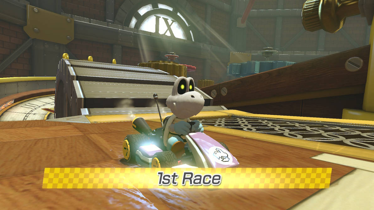 Dry Bones in Mario Kart 8 Deluxe by MegaCrystalSwiftail on DeviantArt