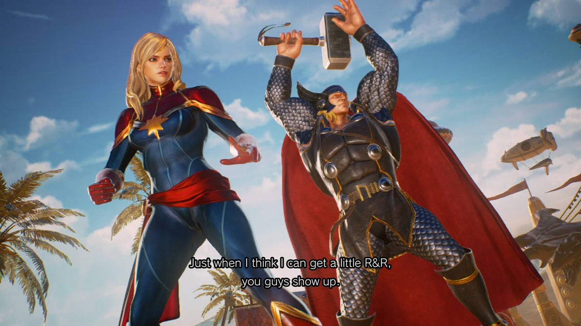 Marvel vs Capcom Infinite: Captain Marvel and Thor by ...