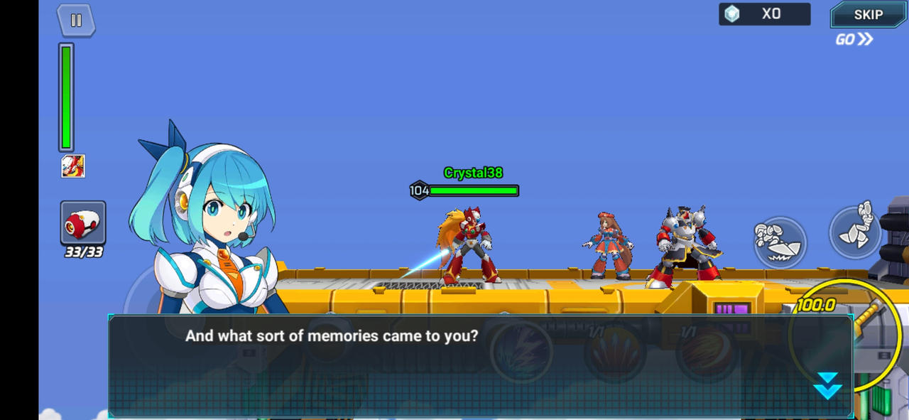 Mega Man X Dive: Rico asks Colonel by MegaCrystalSwiftail on DeviantArt