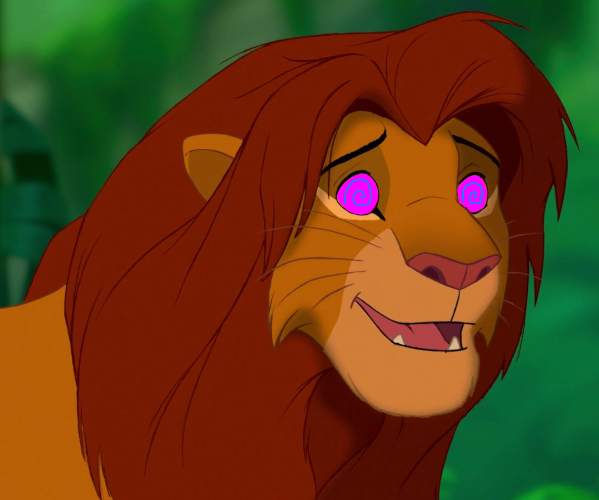 Simba Blood Hypnotized series: Hypnotized Simba by MegaCrystalSwiftail on DeviantArt