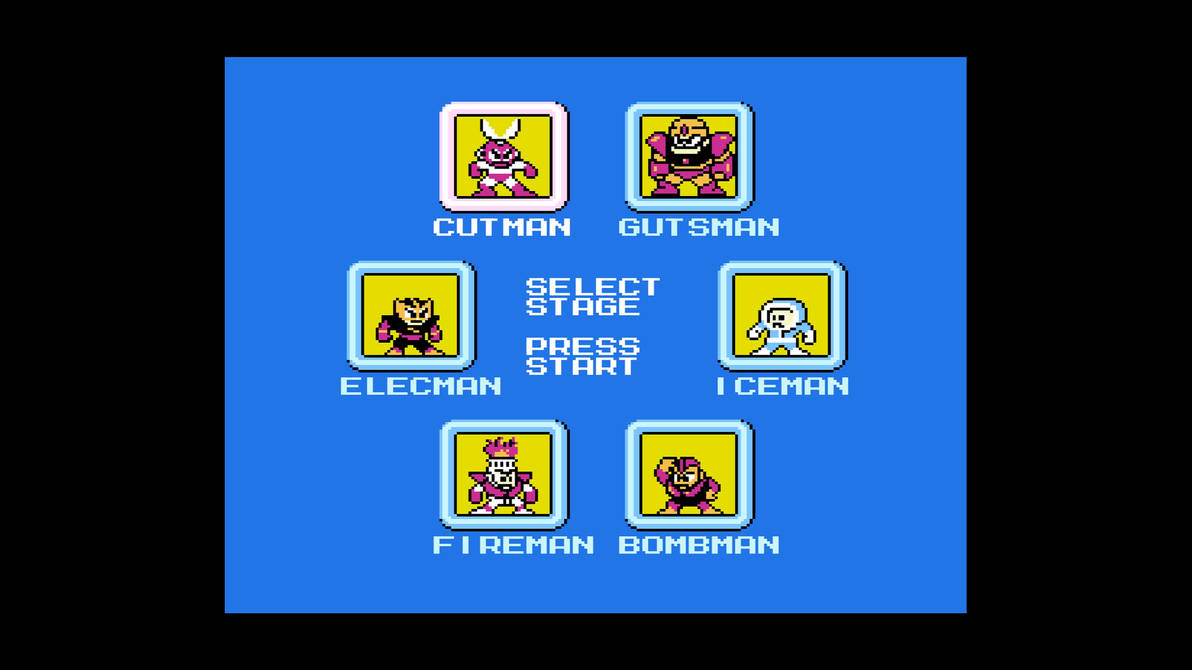 Mega Man 1: Stage Select by MegaCrystalSwiftail on DeviantArt