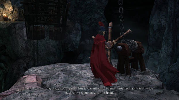King's Quest: Someone tampered the wheel!