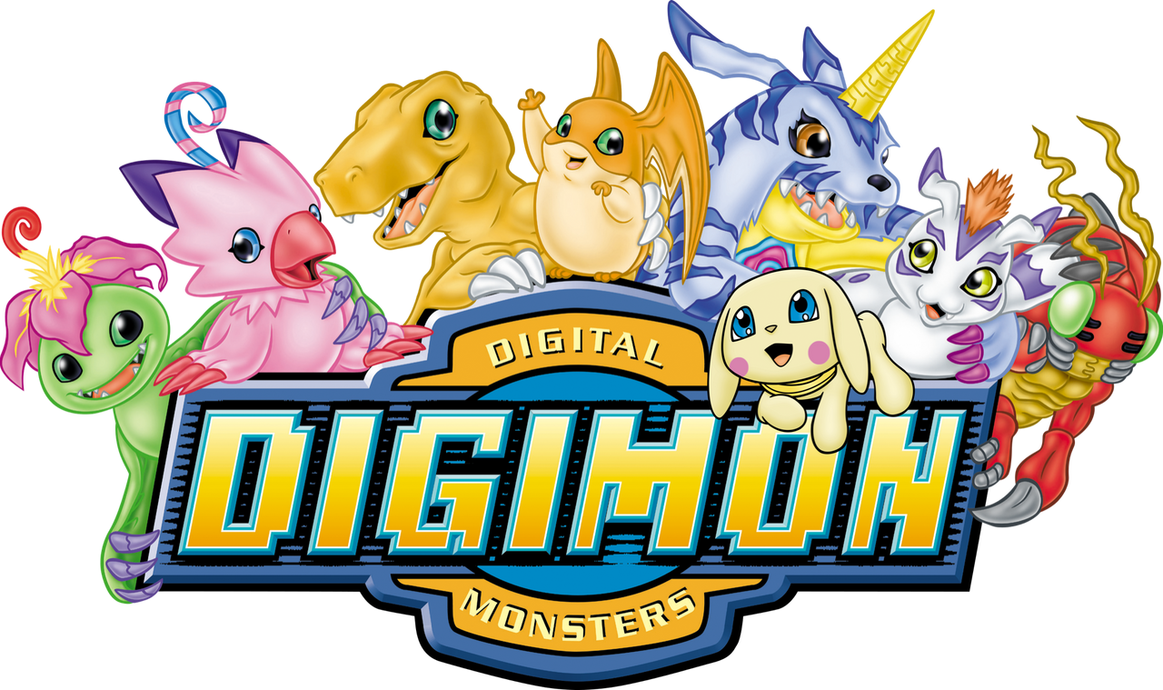 Classic Digimon Logo: With Salamon by MegaCrystalSwiftail on DeviantArt