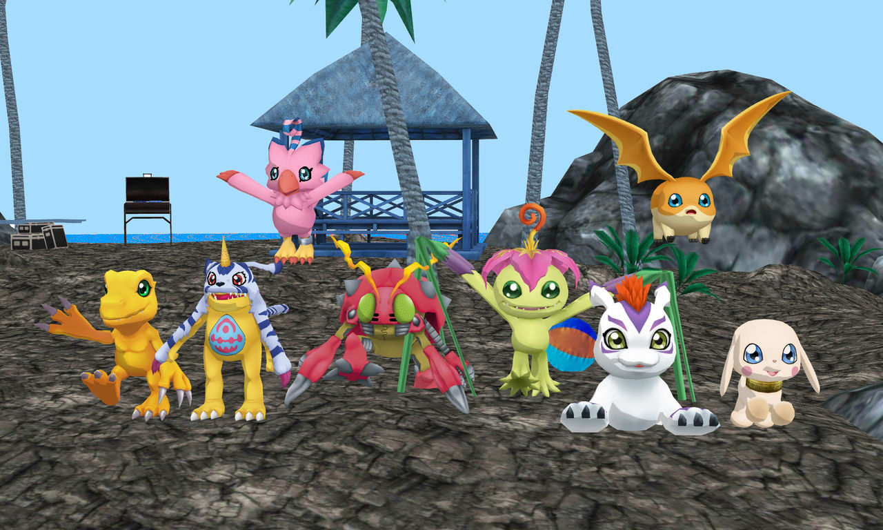 MMD: The 8 rookie Digimon are back! by MegaCrystalSwiftail on DeviantArt