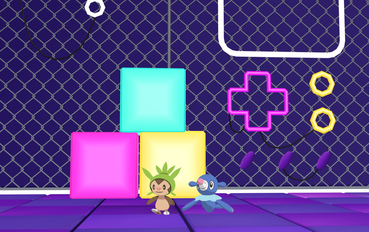Chespin and Popplio love to Party!