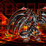 Red Eyes Darkness Metal Mat