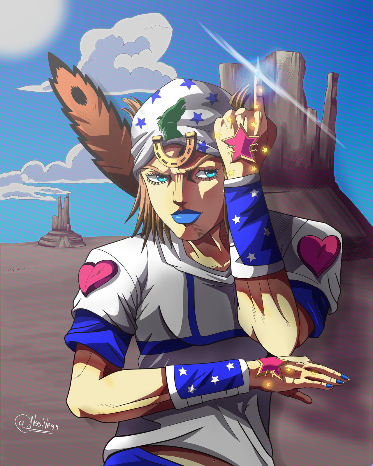 Johnny Joestar Anime Style By NamelessVega On DeviantArt johnny-joestar-anime-style-by-namelessvega-on-deviantart