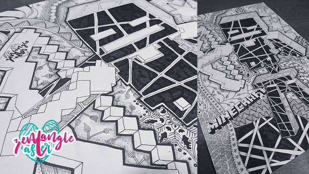 Minecraft # Zentangle