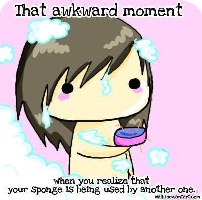 Awkward moment