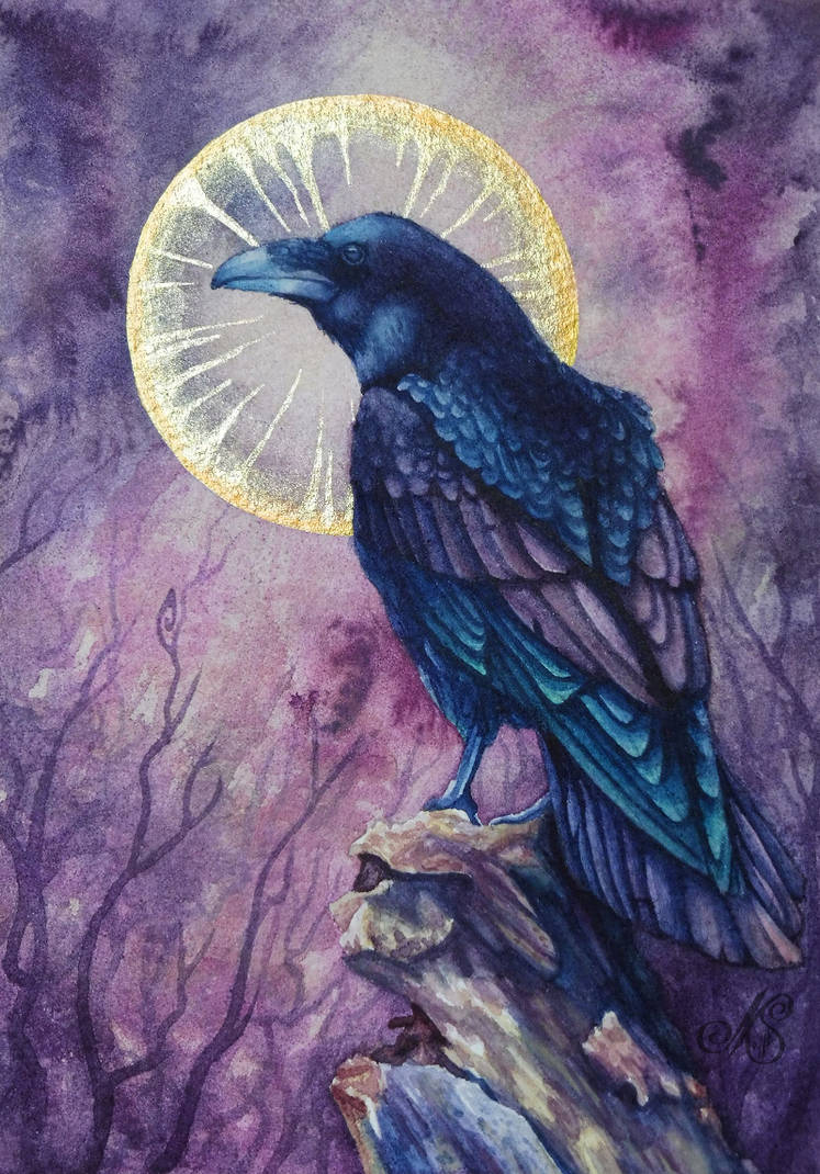Fated Raven Raven by FallenFantasyArt on DeviantArt