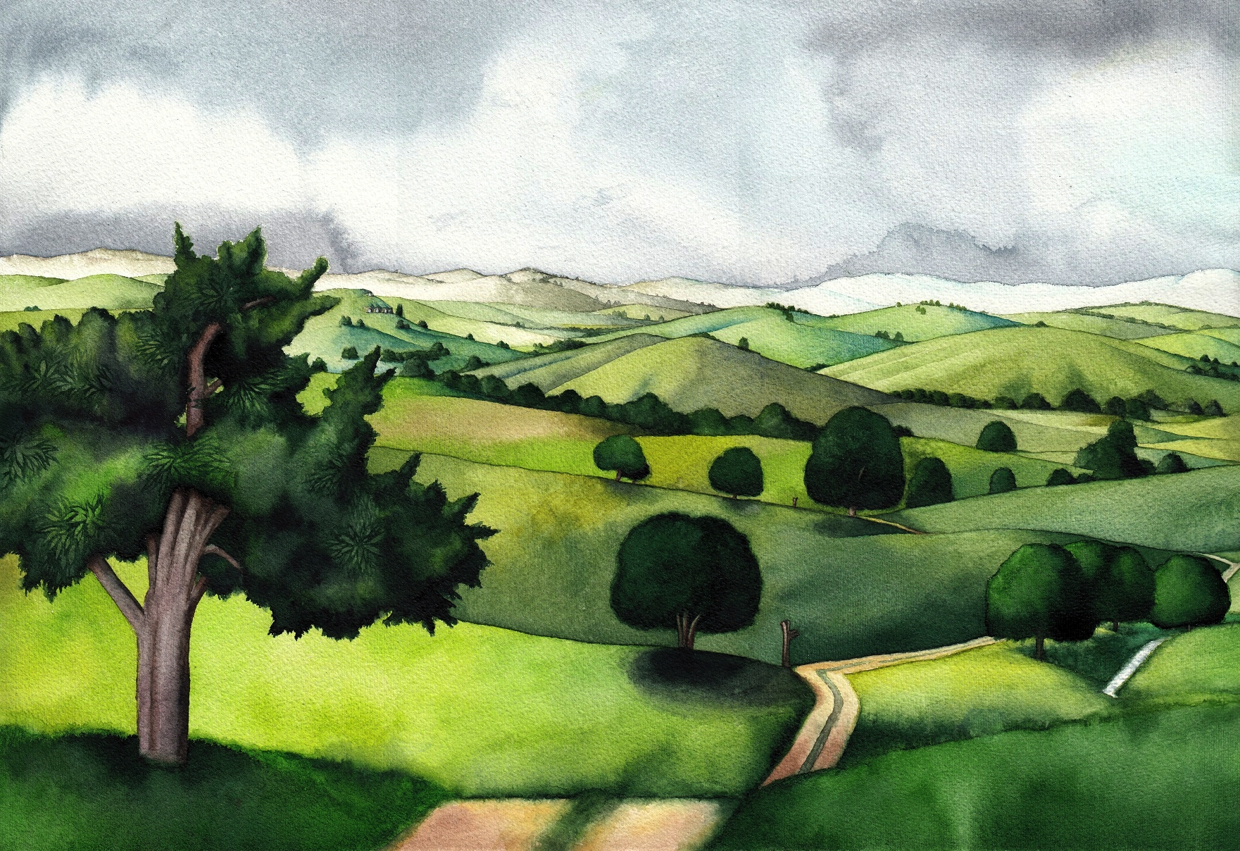 Shire hills by SarkaSkorpikova