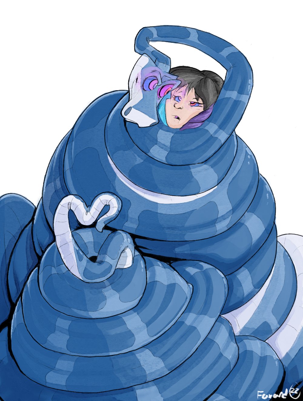 Kaa Blue Color Kaa-ception of Blue by TentacleBlast on DeviantArt