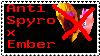 Anti Spyro x Ember stamp by Cynder200