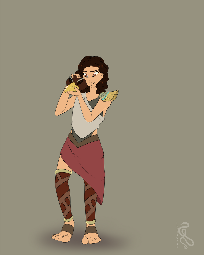 Female Rito Deviantart Commission: Breath of the Rito 01 by SepiSnake on DeviantArt
