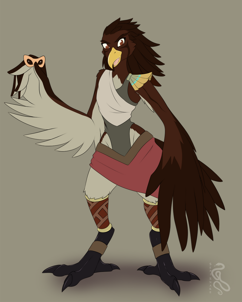 Commission: Breath of the Rito 03 by SepiSnake on DeviantArt