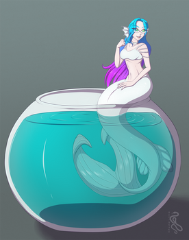 Commission: Mermaid Bowl