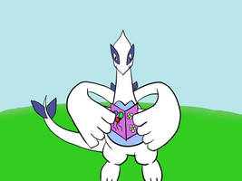 Lugia with birthdaycard