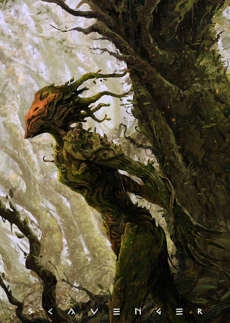 Scavenger character design by dominuself Scavenger character design by dominuself