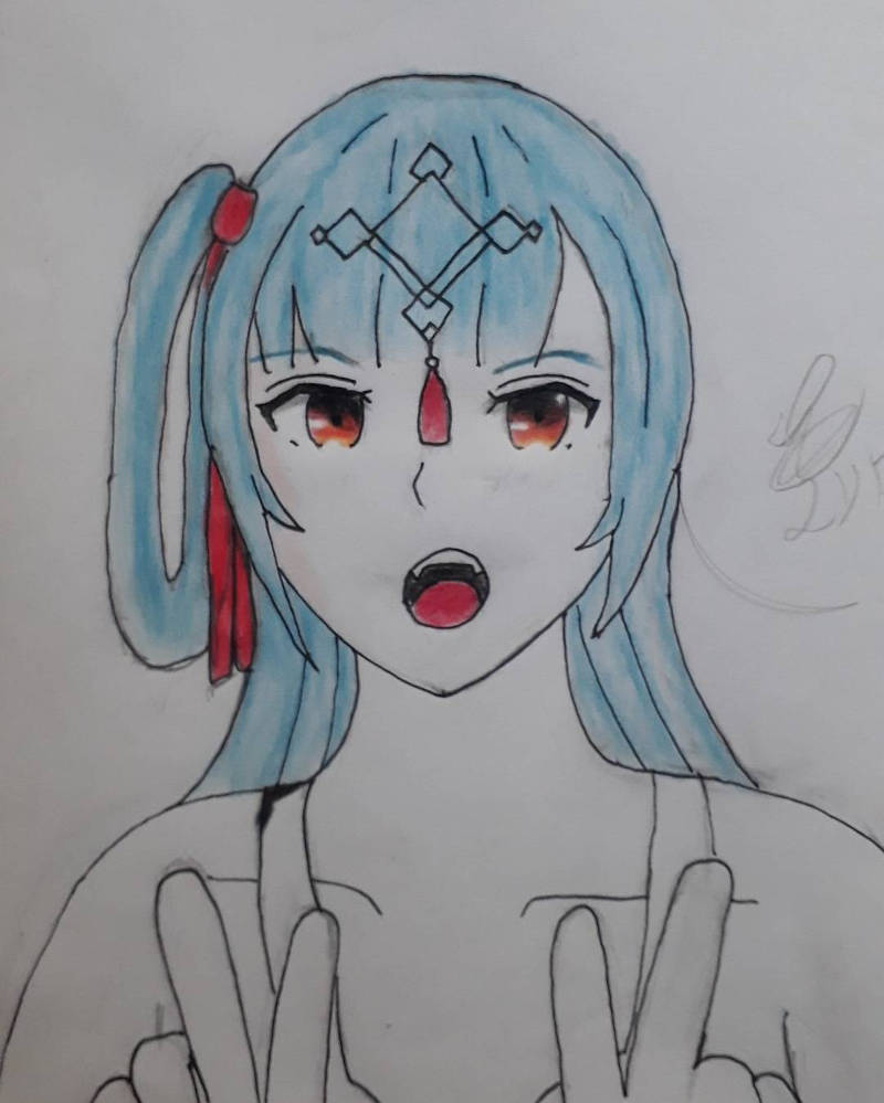 Lua from e7 drawning artwork by Lydiahan Draw by lydiahan on DeviantArt
