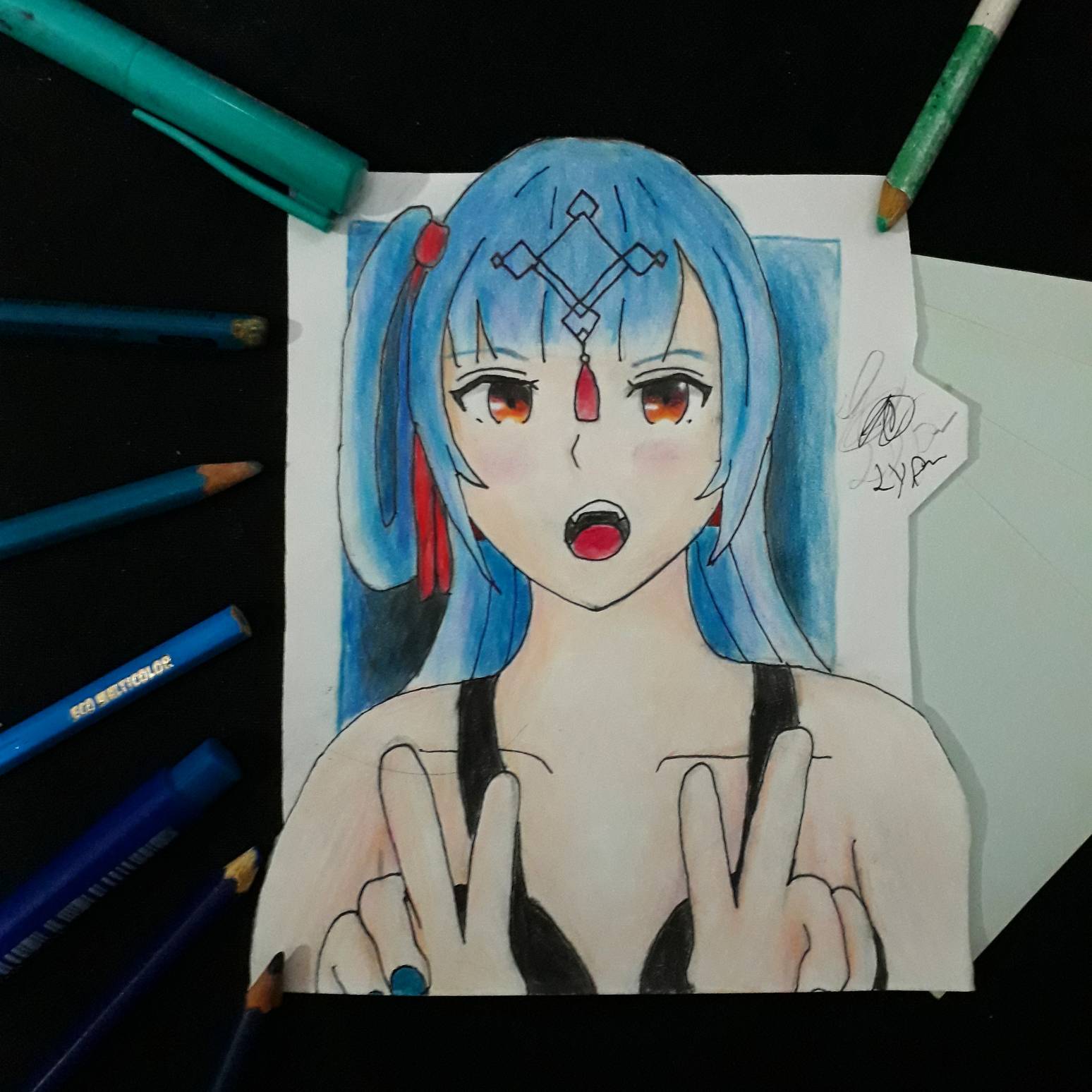 Lua 7 Lua from e7 drawning artwork by Lydiahan by lydiahan on DeviantArt