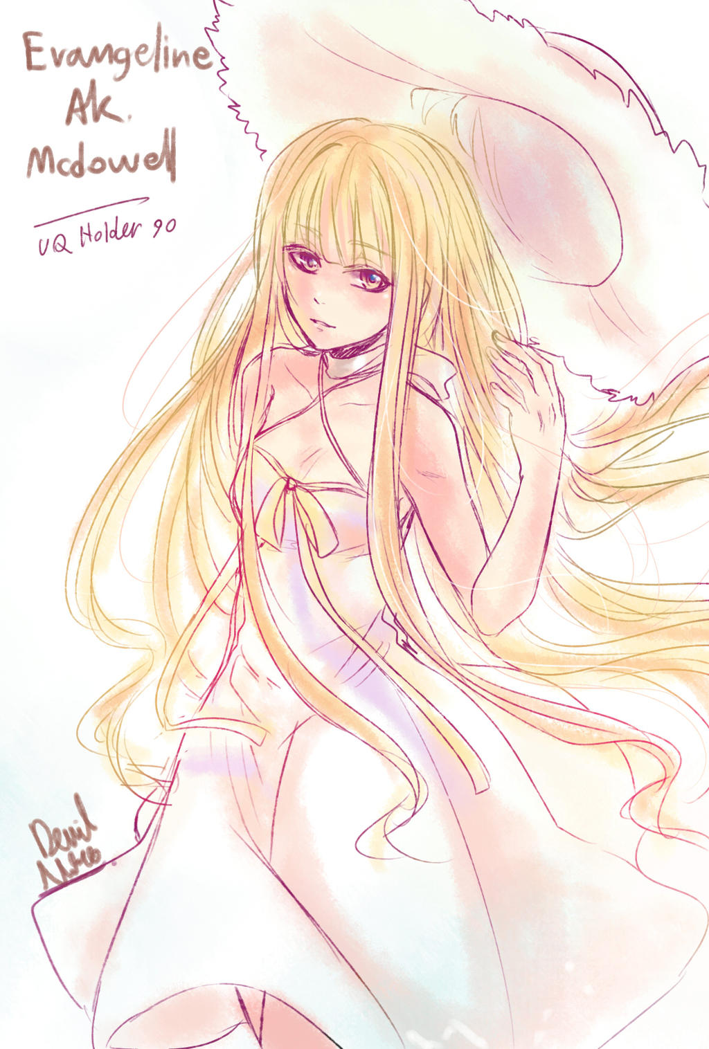 Evangeline A K Mcdowell Doodle By Devil Nutto On Deviantart Evangeline A K Mcdowell Doodle By Devil Nutto On Deviantart