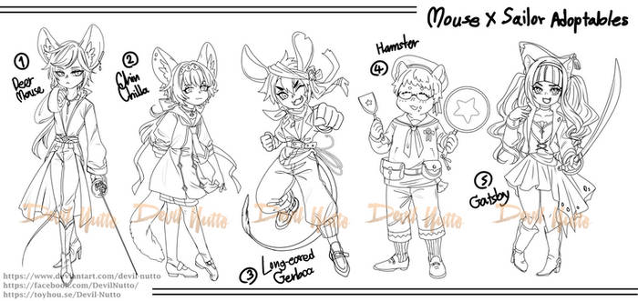 [OTA Open 2/5] MouseXSailor Adoptables