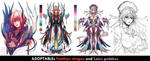 Open Adoptable 1/2 only Lotus goddess by Devil-Nutto