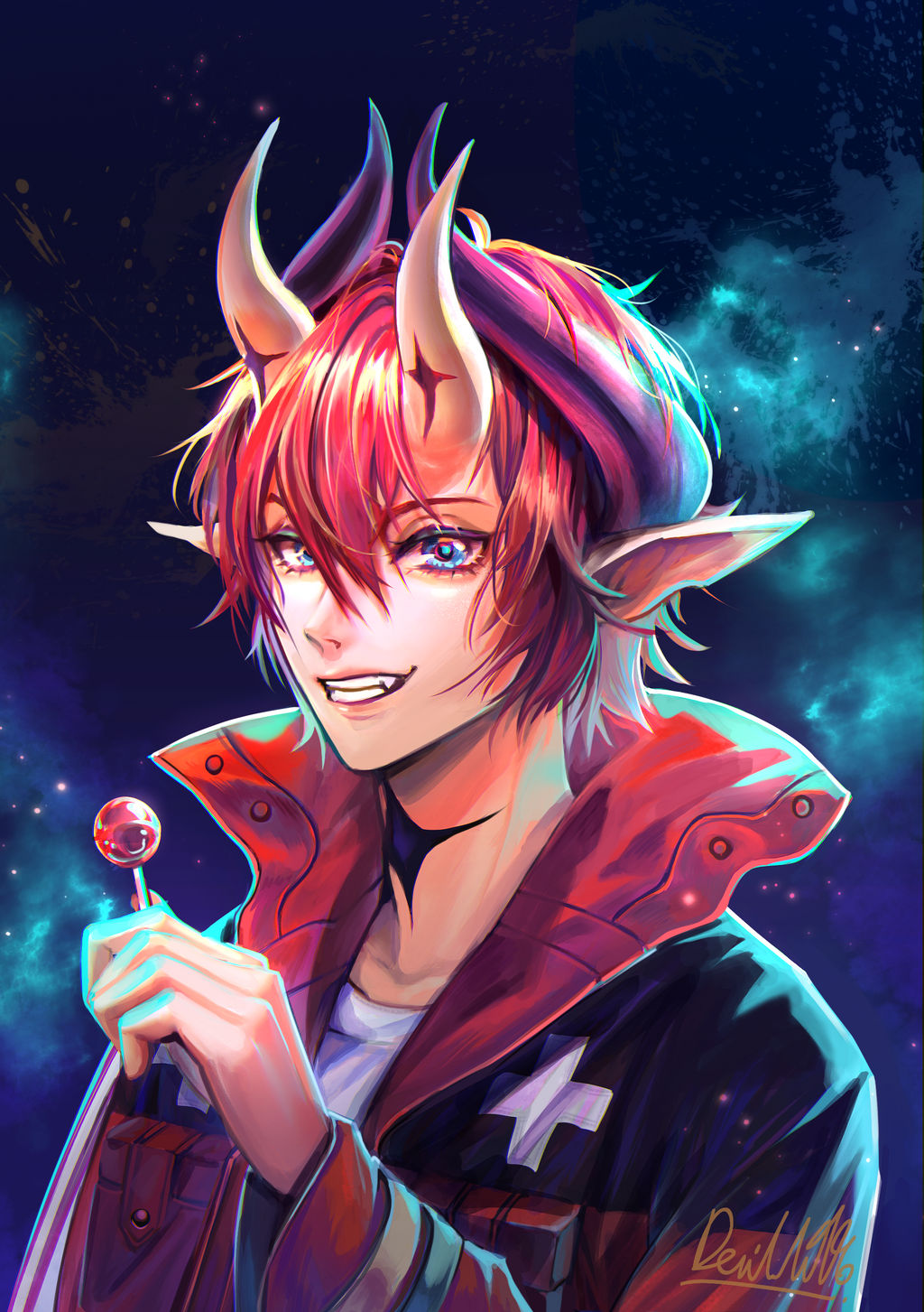 Colorful Demon Boy by Devil-Nutto on DeviantArt Colorful Demon Boy by Devil-Nutto on DeviantArt
