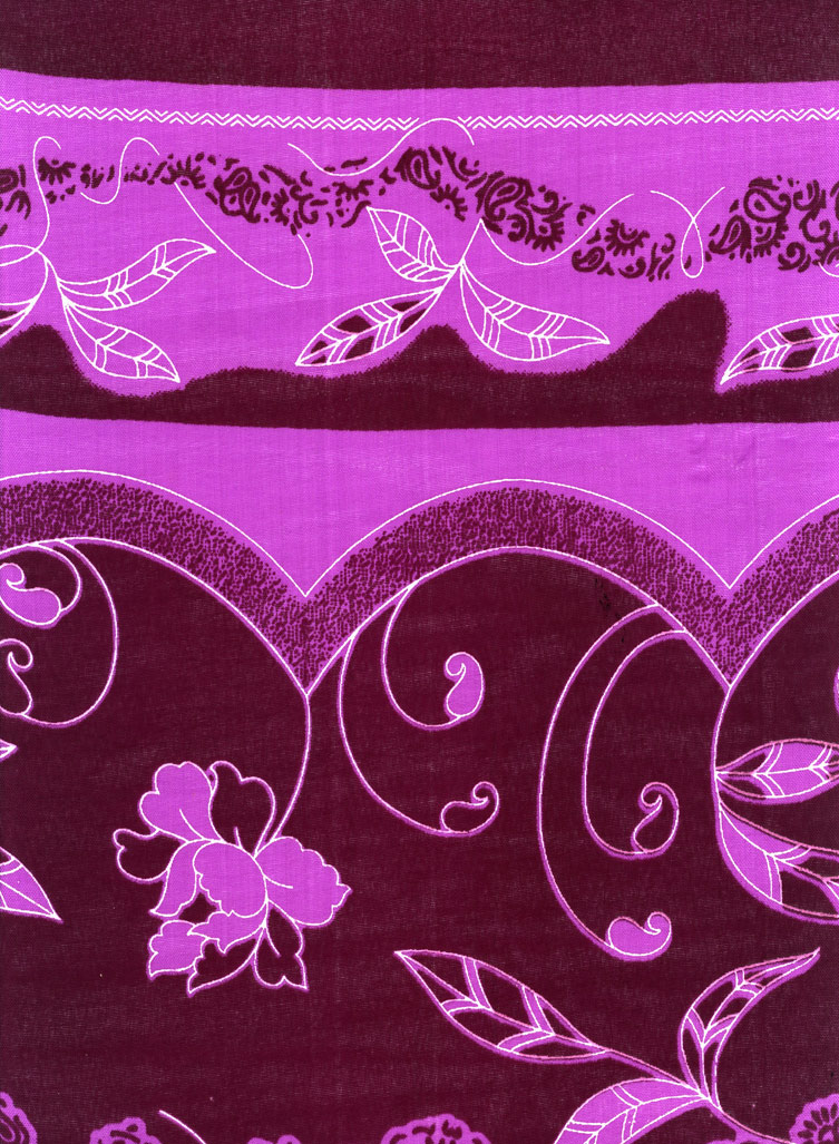 Purple Saree Pattern III