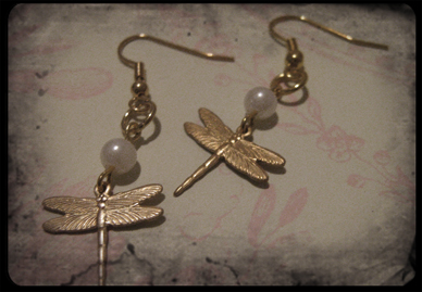 Dragonflies earrings