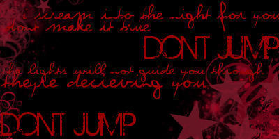 Lyrical Banner:Don't Jump