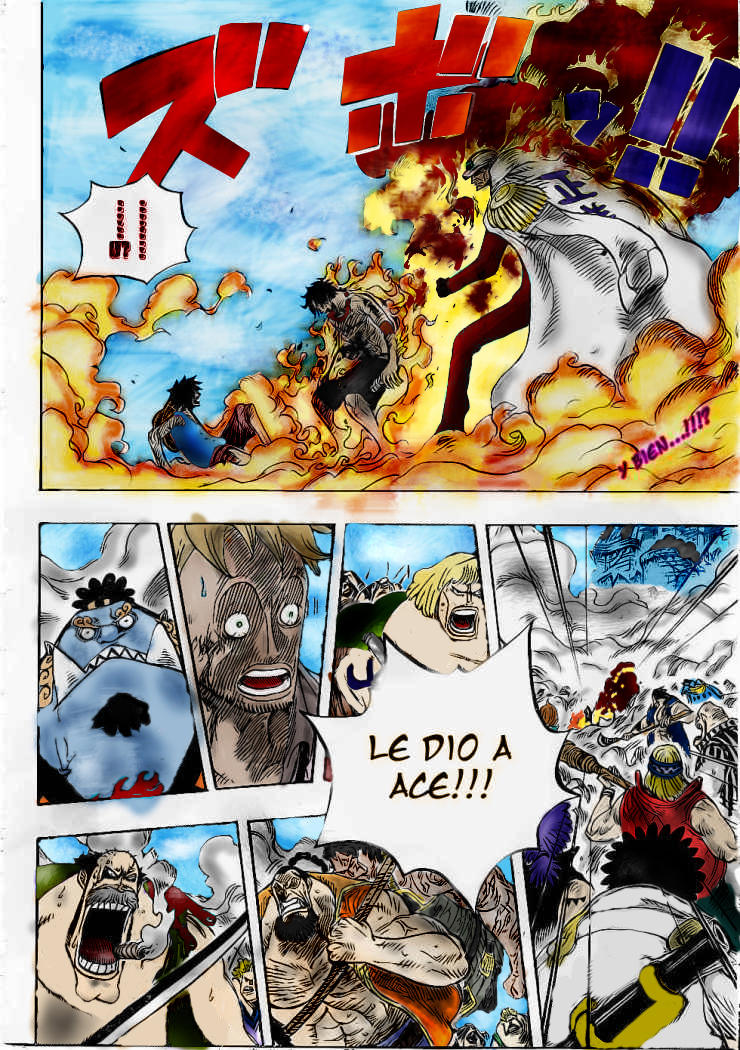 One Piece 573 Akainu Burn Ace By Fmansop On Deviantart