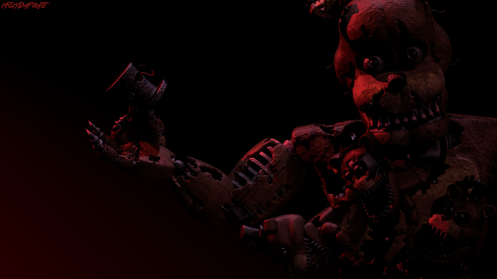 FNaF 4 Nightmare Freddy Teaser Remake by Puppetio on DeviantArt