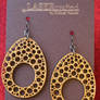 Laser-cut Egg Sponge Earrings