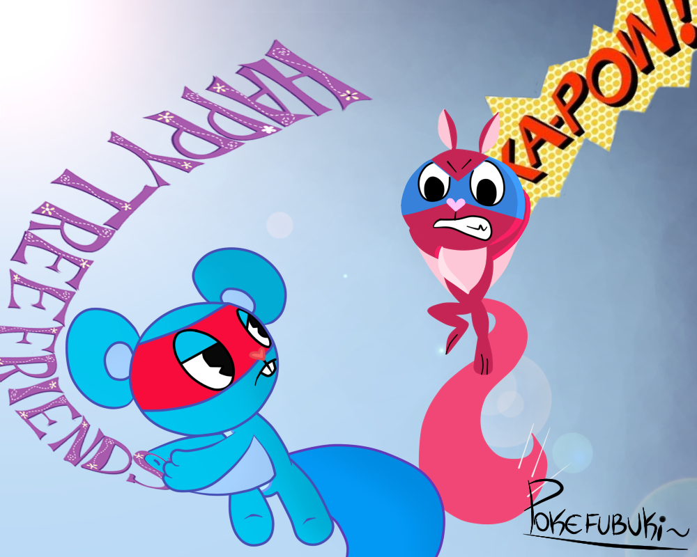 Splendid vs Splendont- HTF vs Kapow by pokefubuki on DeviantArt