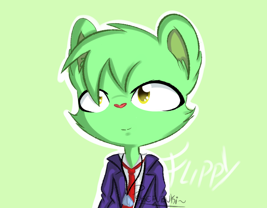 Flippy -HTF School redesign by pokefubuki on DeviantArt